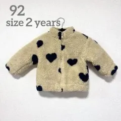 ZARA kids ハート柄　ボアジャケット　アウター