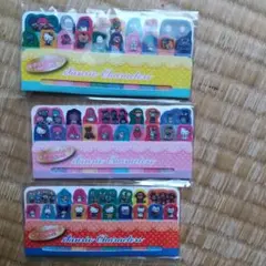 サンリオ ダイカットクリア付箋612枚/204枚入り×3種セット2014年製