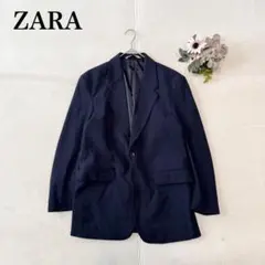 【ザラ】テーラードジャケット（M)シンプル ビジネス オフィス ポケット 無地