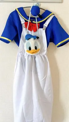 ドナルドダック コスプレ衣装 オーバーオール