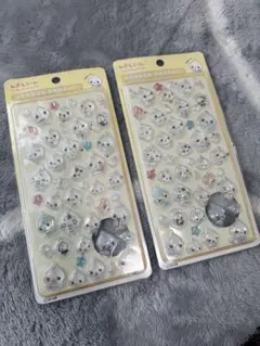 台紙に折れあり訳あり早い者勝ち　しずくちゃんボンボンドロップシール2枚