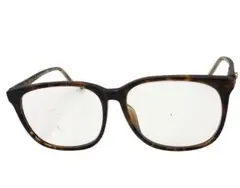 べっ甲柄 ラウンドフレーム メガネ　薔薇の装飾付きデザイン　レディース