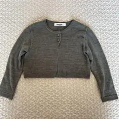 familiar カーディガン 110 グレー