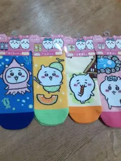 ちいかわ　ご当地デザイン　ソックス　4足セット靴下