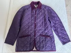 Lavenham 紫色 キルティングジャケット