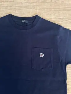 BEAMS ネイビー Tシャツ Lサイズ ポケット付き