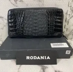 RODANIA ロダニア　カイマン　ブラック　黒　長財布　ロングウォレット