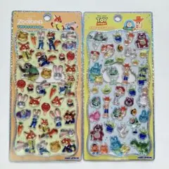正規品 ズートピア トイストーリー プチドロップステッカー