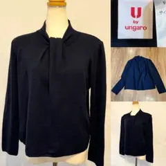 ネイビークルーネック