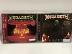 MEGADETH CD 2枚　狂乱の歴史～グレイテスト・ヒッツ　TH1RT3EN