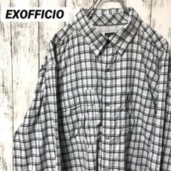 C2443 EXOFFICIO フィッシングシャツ ナイロン 長袖シャツ 海外