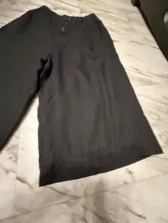 美品】A.P.C. ボータイ リネン 麻混 オールインワン シャツ パンツ S 