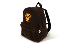 BAPE BABY MILO MINI FAUX FUR BACKPACK