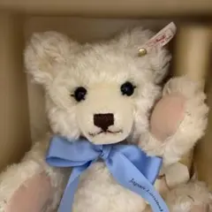 シュタイフ ホワイトチョコレート 限定 テディベア 30cm ぬいぐるみ