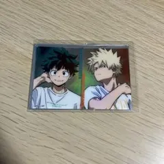 ヒロアカ ベースヤードトーキョー 爆豪勝己 緑谷出久 クリアメタルカード