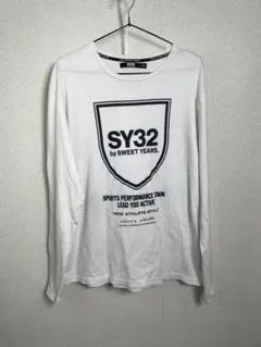 SY32 by SWEET YEARSロングTシャツホワイトサイズ XXLのサムネイル