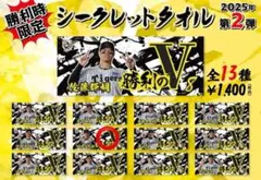 阪神タイガース とらほー 勝利時限定 タオル シークレット 坂本誠志郎