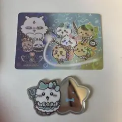 【未使用品】まじかるちいかわ　ホログラムステッカー　ミラーステッカー　ハチワレ