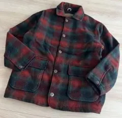 USA古着 ハンティングジャケット オンブレチェック 極厚ウール 古着 Deadstock!! 50s USA製 McGREGOR 好配色 オンブレ シャドー