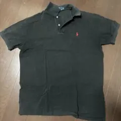 グレー ポロシャツ