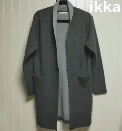未使用 ikka イッカ ニット ロングコートのサムネイル