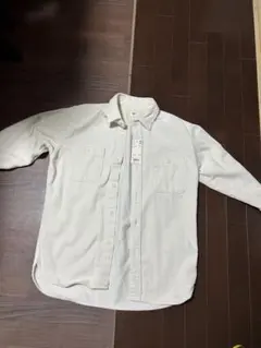 コーデュロイシャツ Lサイズ オフホワイト