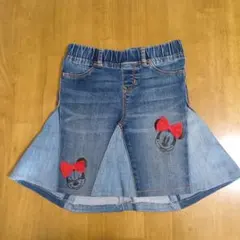 デニムスカート リメイク ミニーマウス baby GAP