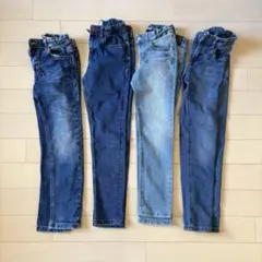 ジーンズ 130-140cm 4本 まとめ売り
