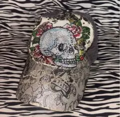 ED HARDY スカルデザイン ベースボールキャップ ED HARDY スカルデザイン ベースボールキャップ - メルカリ