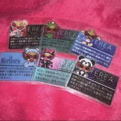 ヒステリックミニ ヒスミニ ステッカーシール 6枚セット グリッター たばこ