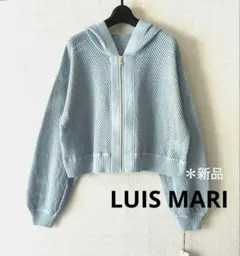 【LUIS MARI 】新品＊メッシュ・ロゴニットパーカー