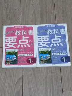 中1英語 NEW HORIZON 要点ズバッ！ 単語 熟語 文法2冊