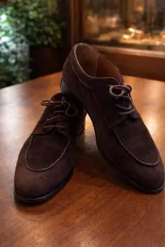 ヴィンテージ　BALLY ダークブラウン スエードシューズ　値下げ