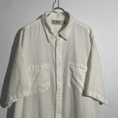 00s Ralph Lauren BDリネンシャツ 無地 白 2XL A658 - メルカリ