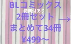 BLコミックス　2冊セット　まとめて34冊　2冊バラ売りOK　特典付有　処分予定