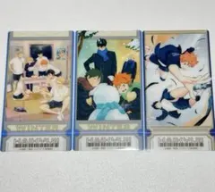 ハイキュー!!ビジュアルクリアチケット 烏野高校 3枚セット