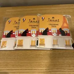 【未使用】カルディ KALDI 猫の日バッグ カレンダー 2026 3個