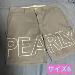 PEARLY GATES ストライプ ショートパンツ ゴルフ サイズ6 XL
