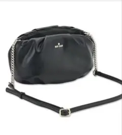 MARY QUANT ギャザーラウンドロゴ ショルダー