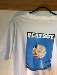 【限定コラボ】XLARGE × PLAYBOY フォトTシャツ マガジンロゴ M