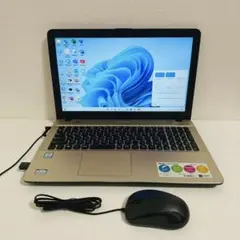 Y241 ASUSノートパソコン i7メモリ8G SSD高速 Windows11 - メルカリ