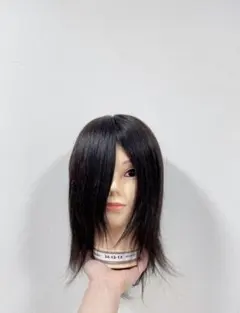新品 人毛 3Dメッシュ 根本ダーク ウィッグ グラボブ ショートSーM