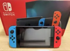 【美品】Nintendo Switch 本体 ⭐︎箱、付属品完備、純正ケース付き⭐︎
