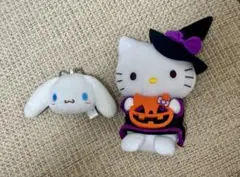 ハローキティ シナモロール ハロウィン ぬいぐるみセット