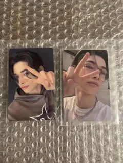 2枚セット　ENHYPEN　中華トレカ　一直娯　yzy　ニキ　FCトレカ