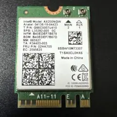 Intel 無線LANカード Wi-Fi AX200NGW