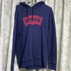 Levi's ネイビー フード付きパーカー M