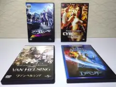 エアベンダー／ワイルドスピード／サイボーグ／ヴァン・ヘルシング／DVD４枚まとめ