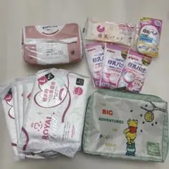 母乳パッド、産褥パット プーさんポーチ付き