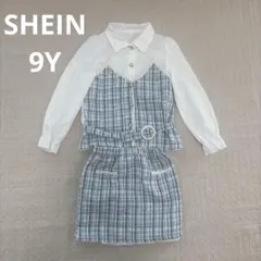 SHEIN 9Y ツイード調セットアップ　130cm シーイン